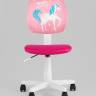 Кресло компьютерное детское ЛОЛО Unicorn, пластик белый