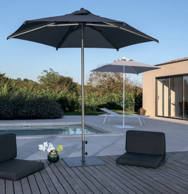 Зонт профессиональный Ø2.5 м Lido Titanium титан, антрацит Ø2500 мм Зонт профессиональный Ø2.5 м Lido Titanium титан, антрацит Ø2500 мм