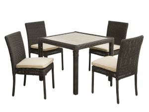 Комплект из искуственого ротанга обеденный 210011