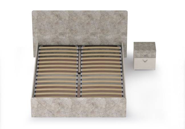 Кровать 1600 с подъёмным ортопедическим основанием и тумбочкой Амели 11.31 цвет шёлковый камень/бетон чикаго беж Кровать 1600 с подъёмным ортопедическим основанием и тумбочкой Амели 11.31 цвет шёлковый камень/бетон чикаго беж