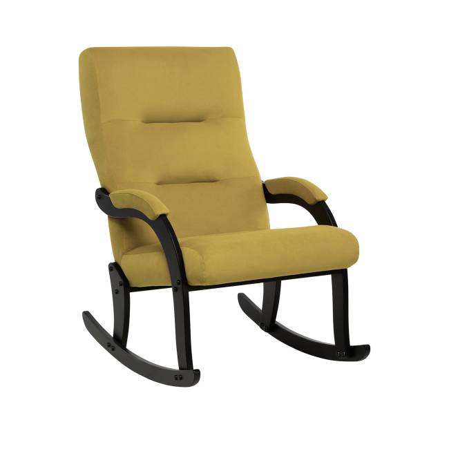 Кресло-качалка Leset Дэми Венге V28 желтый Кресло-качалка Leset Дэми Венге V28 желтый