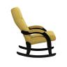 Кресло-качалка Leset Дэми Венге V28 желтый Кресло-качалка Leset Дэми Венге V28 желтый