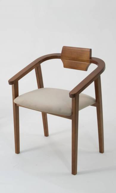 Стул-кресло Челси ПМ орех бежевый Стул-кресло Челси ПМ орех бежевый