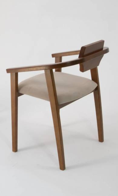 Стул-кресло Челси ПМ орех бежевый Стул-кресло Челси ПМ орех бежевый