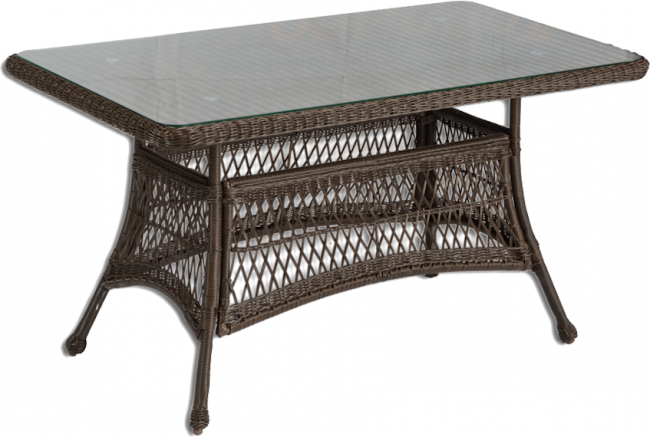 Обеденная группа GIZA 2XL (Гиза) коричневая из искусственного ротанга