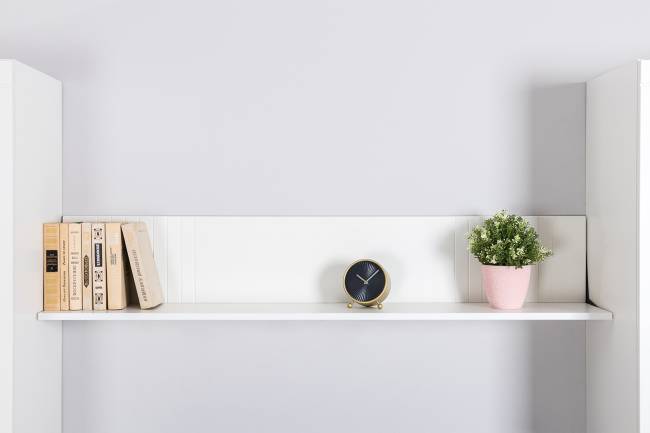 Стенка для аппаратуры Валенсия № 100 цвет белый шагрень Стенка для аппаратуры Валенсия № 100 цвет белый шагрень