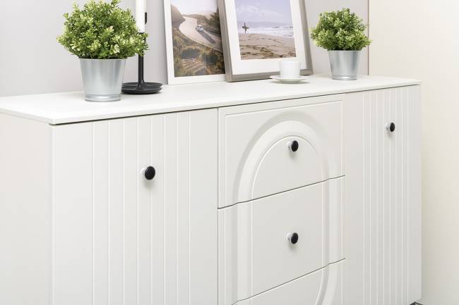 Стенка для аппаратуры Валенсия № 100 цвет белый шагрень Стенка для аппаратуры Валенсия № 100 цвет белый шагрень