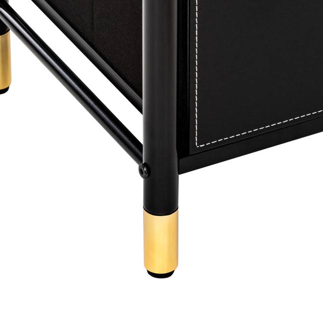 Комод Leset Хайди 10 ящиков Чёрный Чёрный