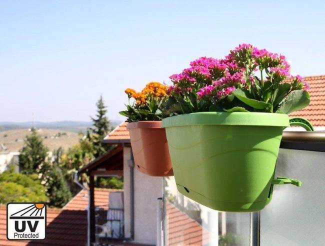 Горшок-цветочница EDEN зеленый