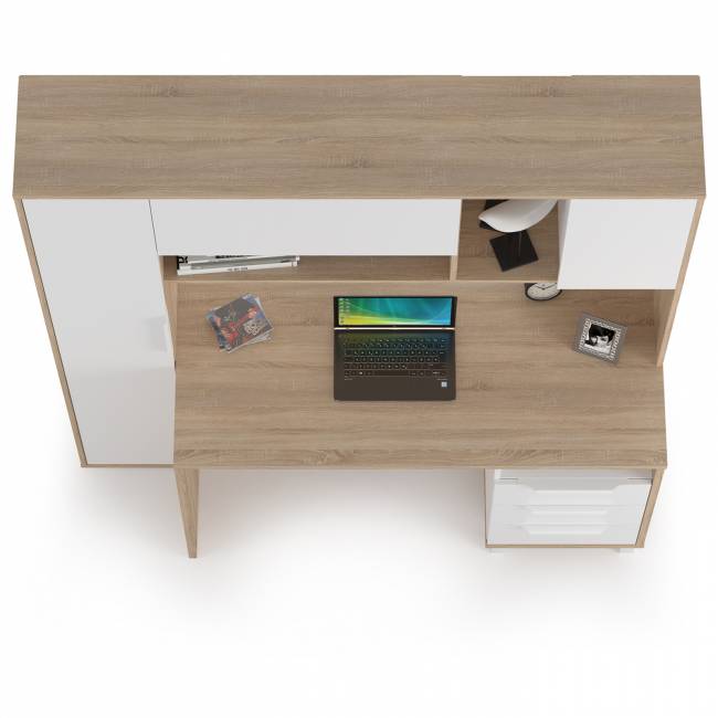 Стол рабочий Комфорт 12.95 цвет дуб сонома/белый Стол рабочий Комфорт 12.95 цвет дуб сонома/белый