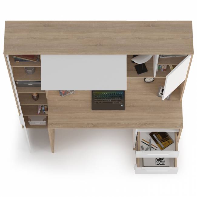 Стол рабочий Комфорт 12.95 цвет дуб сонома/белый Стол рабочий Комфорт 12.95 цвет дуб сонома/белый