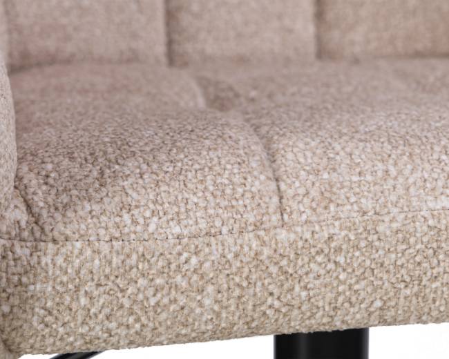 Стул барный DOBRIN RALF, бежевый твид (LEO26)