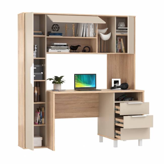 Стол компьютерный Комфорт 12.95N цвет дуб сонома/сатин Стол компьютерный Комфорт 12.95N цвет дуб сонома/сатин