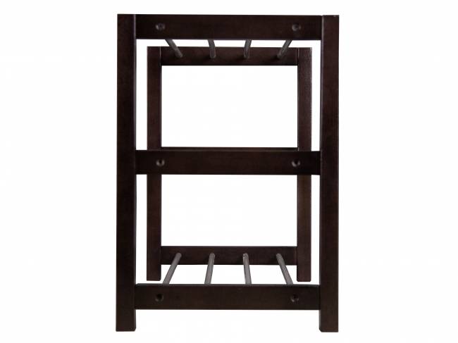 Тумба для обуви Дольче темно-коричневый/металлик