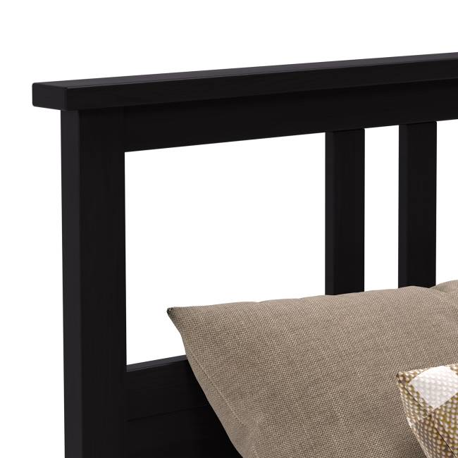 Комплект кровать Leset Мира 90х200 с основанием Чёрный