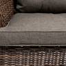 "Алиса" кресло плетеное, цвет коричневый с подушками "Алиса" кресло плетеное, цвет коричневый с подушками