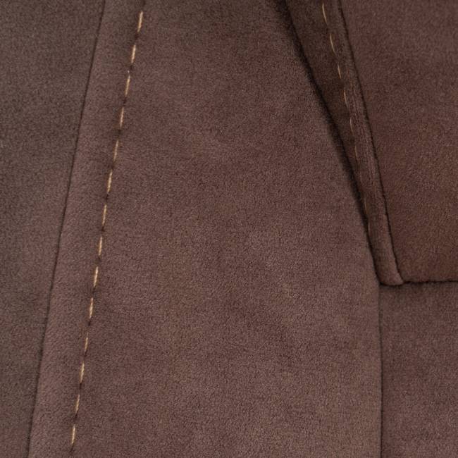 Кресло BAZUKA metalBL велюр, коричневый, 6, 54х48х132 см коричневый велюр