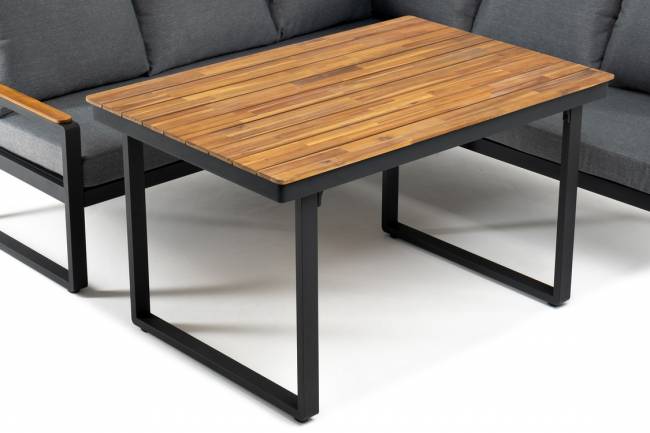 Лаунж зона из алюминия TOPA L с обеденным столом