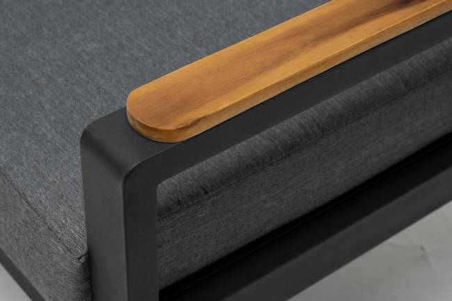 Лаунж зона из алюминия TOPA L с обеденным столом