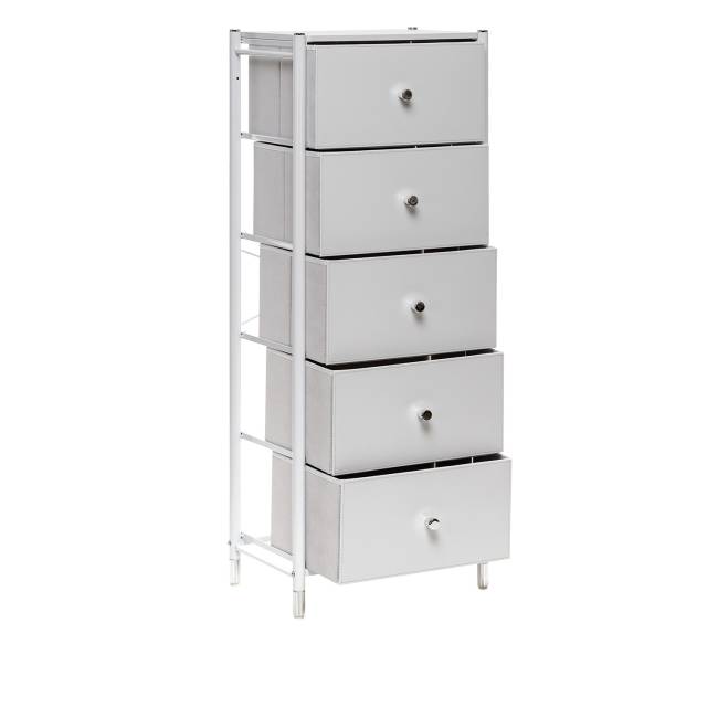 Комод Leset Хайди 5 ящиков Белый Белый