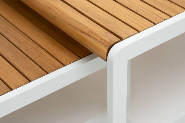 Лаунж зона из алюминия MAYA M белая  Joygarden