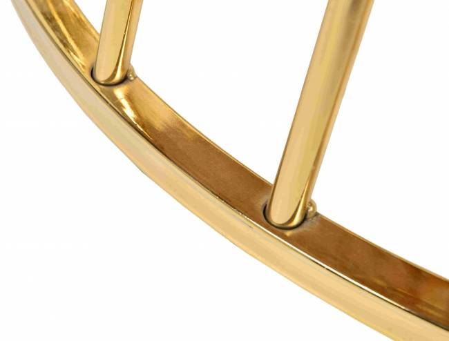 Стол Liverpool диам.100см, керамогранит белый мрамор с золотистыми ножками Стол Liverpool диам.100см, керамогранит белый мрамор с золотистыми ножками