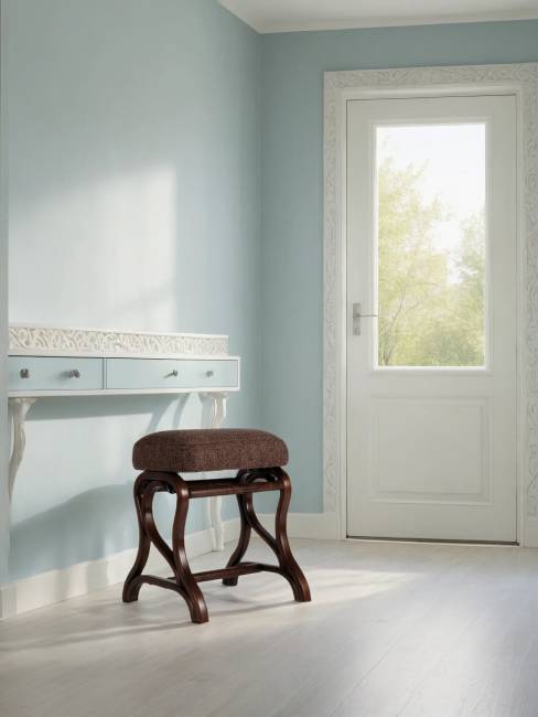 Банкетка Диана темно-коричневый/рогожка коричневая