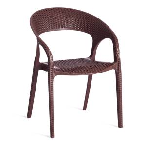 Кресло TINTO (mod. PC59) / 1 шт. в упаковке пластик,  60 х 63 х 83 см, Brown (коричневый) 14 Кресло TINTO (mod. PC59) / 1 шт. в упаковке пластик,  60 х 63 х 83 см, Brown (коричневый) 14