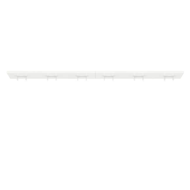 Вешалка Октава на шесть крючков цвет белый шагрень Вешалка Октава на шесть крючков цвет белый шагрень