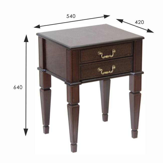 Тумба Васко В 118Н темно-коричневый/патина Тумба Васко В 118Н темно-коричневый/патина