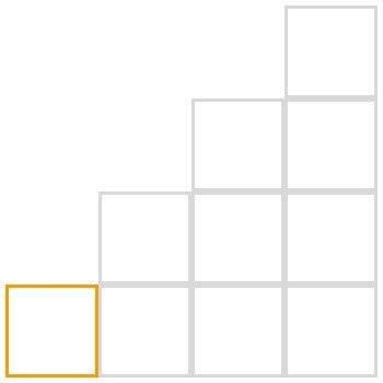 Стеллаж Куб 1 сосна, без покраски P&H