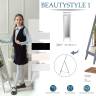 Зеркало напольное BeautyStyle 1 белый 130 см х 35 см