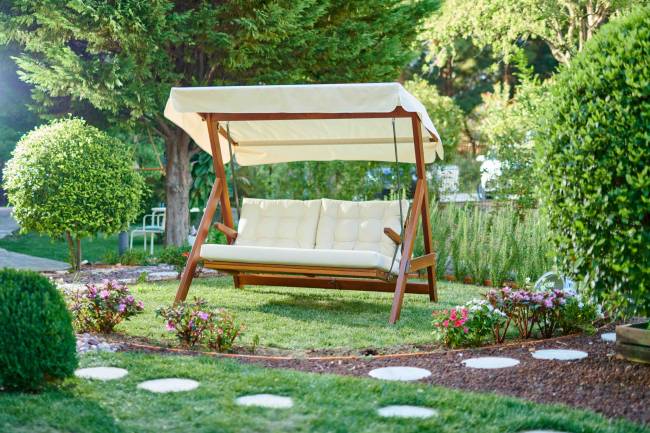 Садовый качели PARIS, бежевые