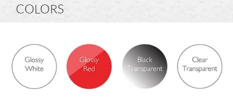 Табурет прозрачный полубарный Fox 65 черный 360х360х650 мм