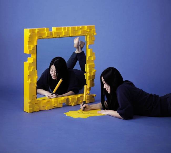 Зеркало настенное Pixel Standard 800х110х800 мм