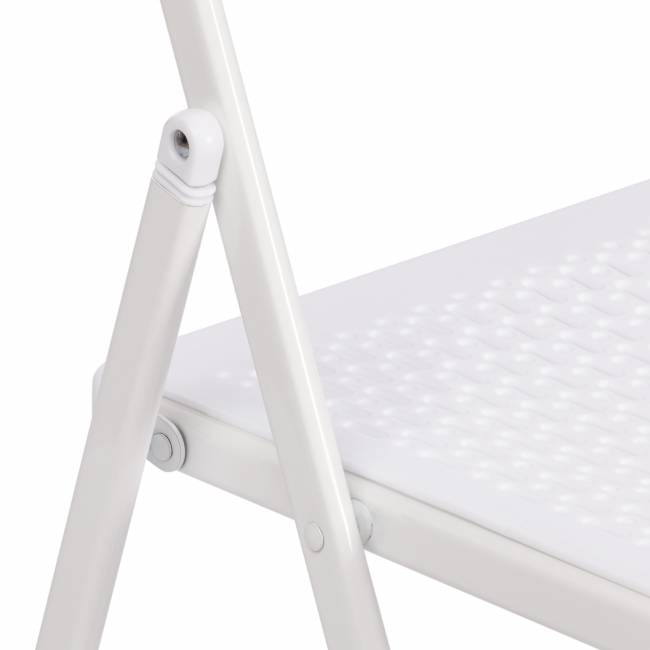 Стул складной FOLDER (mod. 3016) каркас: металл, сиденье/спинка: пластик, 48,5 х 48 х 82,5 см, white (белый) (Комплект из 6 шт.) белый каркас: металл, сиденье/спинка: пластик Стул складной FOLDER (mod. 3016) каркас: металл, сиденье/спинка: пластик, 48,5 х 48 х 82,5 см, white (белый) (Комплект из 6 шт.) белый каркас: металл, сиденье/спинка: пластик