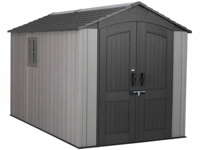 Пластиковый сарай WoodLook 7'х12 (60311) Пластиковый сарай WoodLook 7'х12 (60311)