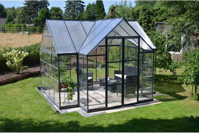 Теплица с прозрачным остеклением VICTORY ORANGERY GARDEN CHALET 10x12