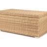 "Порту" сундук водонепроницаемый из искусственного ротанга, цвет соломенный