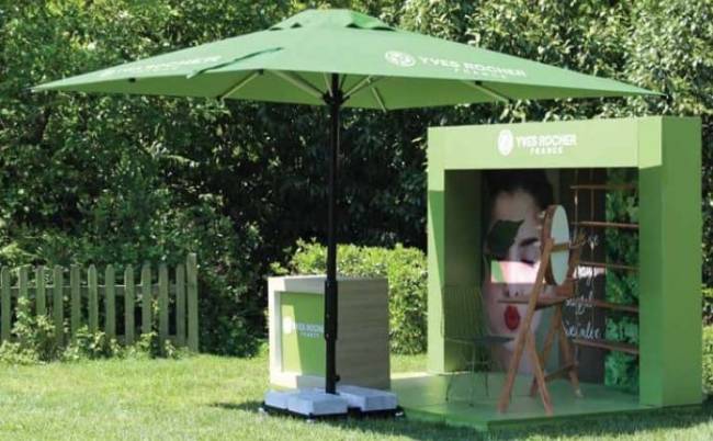 Зонт профессиональный 3х4 м Lux Telescopic бежевый 3000х4000 мм Зонт профессиональный 3х4 м Lux Telescopic бежевый 3000х4000 мм