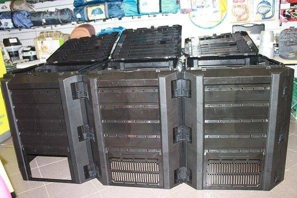 Компостер садовый 1200 л MODULE IKSM1200C черный Компостер садовый 1200 л MODULE IKSM1200C черный
