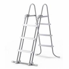 Лестница для бассейнов до 107см, 3 ступеньки, без площадки, с защитой