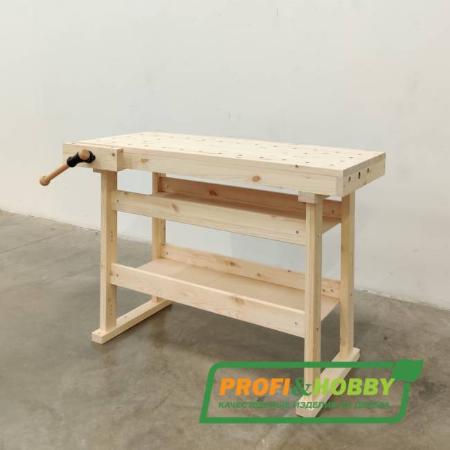 Верстак деревянный "Мастер", сосна Верстак деревянный "Мастер", сосна