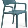 Кресло пластиковое Trill Armchair бирюзовый 585х535х825 мм