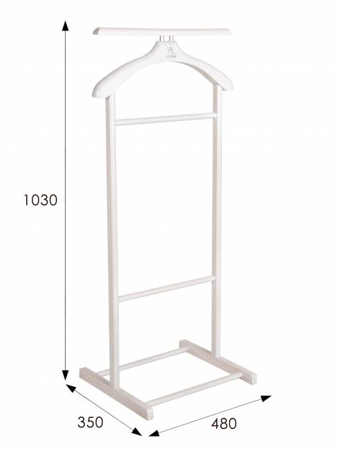 Вешалка костюмная В 21Н белый