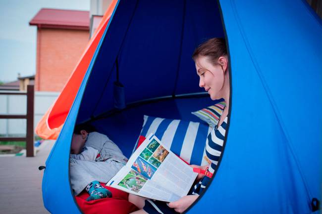 Гамак-кокон Jamber, коричневый