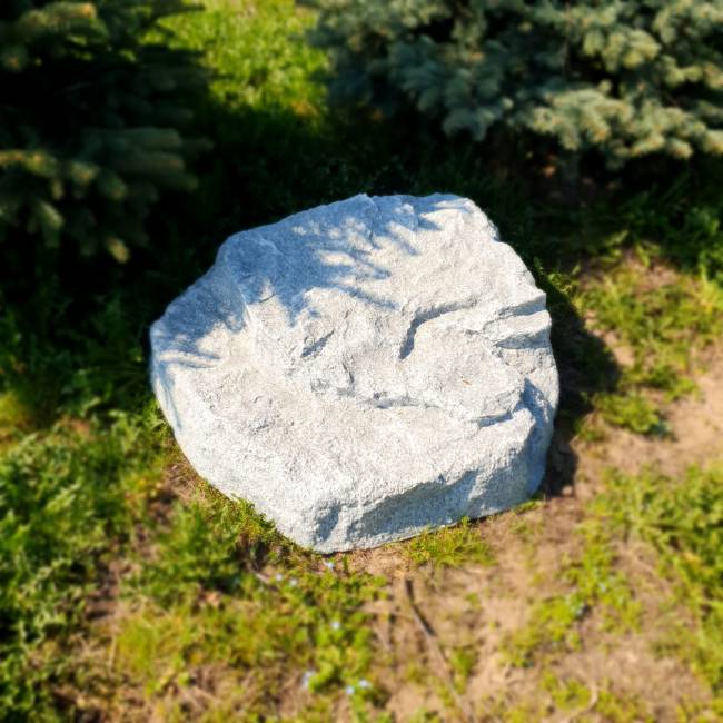 Искусственный валун "ЛЮКС", D80-2, светло-серый 