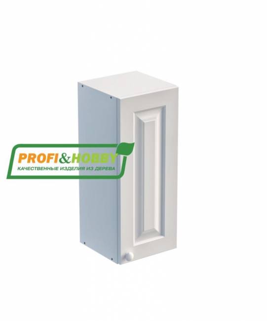 Шкаф навесной 300 х 300 х 720 филенка, сосна, бесцветный лак Шкаф навесной 300 х 300 х 720 филенка, сосна, бесцветный лак