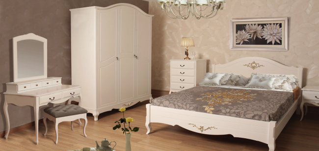 Кровать Малонн Ави Белый