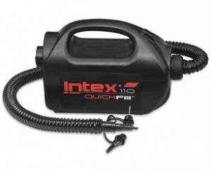 Насос электрический 12В/220В "Quick-Fill High PSI" 2-х скоростной, 400л/м, 3 насадки в комплекте